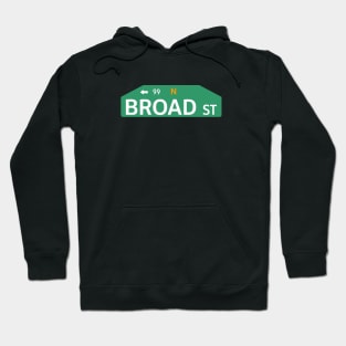 Broad St Sign Hoodie